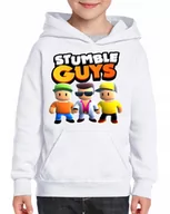 Bluzy dla dziewczynek - 3158 BLUZA DZIECIĘCA Z KAPTUREM STUMBLE GUYS 128 - miniaturka - grafika 1