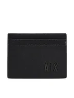 Etui na dokumenty i karty - Armani Exchange Etui na karty kredytowe 958053 3F892 00020 Czarny - miniaturka - grafika 1