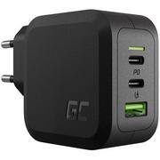 Ładowarki do telefonów - Green Cell Ładowarka sieciowa PowerGaN 65W PD 3.0 QC 3.0 2xUSB-C 1xUSB-A CHARGC08 - miniaturka - grafika 1