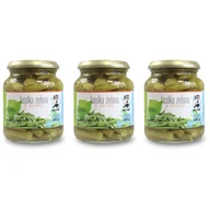 Warzywa w marynacie - Bio Kontynenty Fasolka zielona w zalewie (słoik) Zestaw 3 x 340 g Bio - żywność - miniaturka - grafika 1