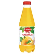 Soki i napoje niegazowane - Fortuna sok 100% pomarańcza 1L - miniaturka - grafika 1