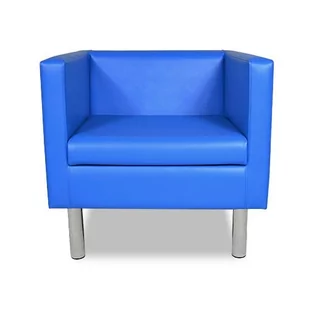 FOTEL MEDINAP eko skóra Meditap - kolor niebieski 5141 - Fotele - miniaturka - grafika 1