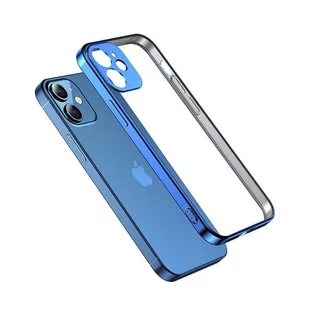 Joyroom New Beauty Series ultra cienkie przezroczyste etui z metaliczną ramką do iPhone 12 Pro Max złoty (JR-BP744) - Etui i futerały do telefonów - miniaturka - grafika 2