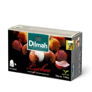 Dilmah Liczi Lychee)czarna herbata Ceylon 20 torebek 30 g 9312631142143 - Herbata - miniaturka - grafika 1