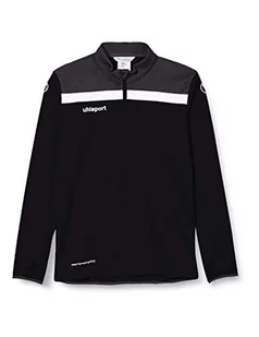 uhlsport uhlsport OFFENSE 23 1/4 ZIP top, odzież treningowa, czarny/antracyt/biały, XXXL 100221201 - Koszulki i topy damskie - miniaturka - grafika 1