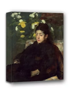 Mademoiselle Malo, Edgar Degas - obraz na płótnie Wymiar do wyboru: 40x60 cm - Obrazy i zdjęcia na płótnie - miniaturka - grafika 1