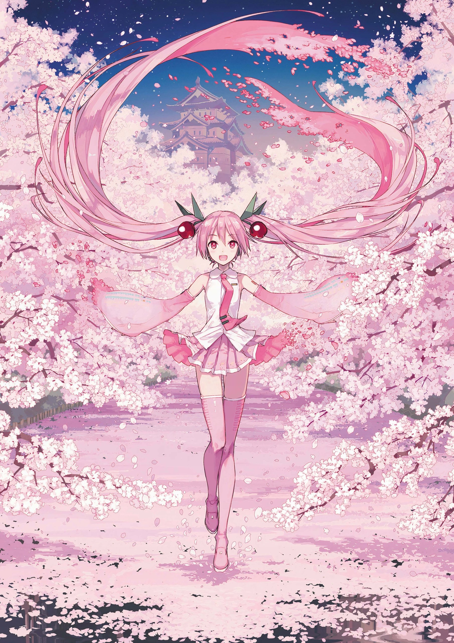 Plakat A2 Vocaloid Hatsune Miku Sakura Design