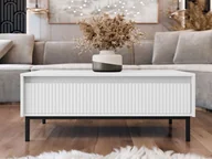 Ławy i stoliki kawowe - Stolik kawowy REMY – biały - miniaturka - grafika 1