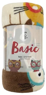 Koc dziecięcy Basic 130x170 koty - Koce - miniaturka - grafika 1