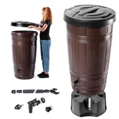 Zbiorniki na deszczówkę - Zbiornik na deszczówkę Onigo 265L z zestawem przyłączeniowym i podstawką - miniaturka - grafika 1