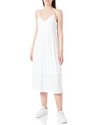 Sukienki - VERO MODA Damska sukienka VMCAMIL Singlet Calf Dress JRS, śnieżnobiała, L, Snow White, L - miniaturka - grafika 1