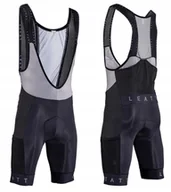 Spodenki rowerowe - Spodenki rowerowe z wkładką Leatt Bib Endurance 5.0 Black XL - miniaturka - grafika 1