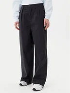 Spodnie sportowe damskie - New Balance Spodnie materiałowe Boylston WP51538 Czarny Relaxed Fit - miniaturka - grafika 1