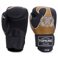 Rękawice bokserskie - Top King Rękawice Bokserskie Tkbgem-01gd Empower Creativity Black Gold - miniaturka - grafika 1