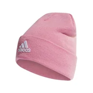 Czapki męskie - Czapka zimowa ADIDAS LOGO WOOLIE HL4808 – Różowy - miniaturka - grafika 1