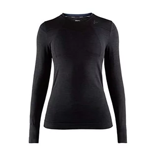 Bluzki damskie - Craft Fuseknit Comfort Koszulka z długim rękawem Kobiety, black L 2020 Koszulki bazowe z długim rękawem 1906592-B99000-6 - grafika 1