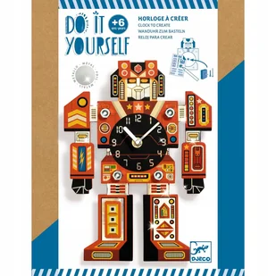 Zrób to sam - ZEGAR ROBOT DJ07984 - Prace ręczne dla dzieci - miniaturka - grafika 1