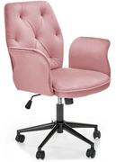 Fotele i krzesła biurowe - Halmar Fotel młodzieżowy biurowy TULIP - różowy - miniaturka - grafika 1