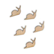 Scrapbooking - EKO-DECO, scrapki ślimaki, 5 sztuk - miniaturka - grafika 1