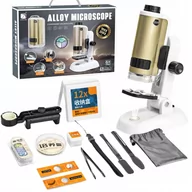 Mały naukowiec - Mikroskop dziecięcy z akcesoriami - miniaturka - grafika 1