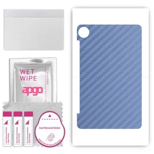 folia naklejka skórka strukturalna na TYŁ do Blackview Tab 80 - Carbon Granatowy - apgo SKINS - Akcesoria do tabletów i e-booków - miniaturka - grafika 1