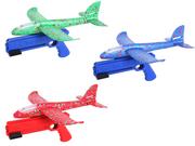 Samoloty i helikoptery - Wyrzutnia Samolotów PISTOLET NA SAMOLOTY LED - miniaturka - grafika 1