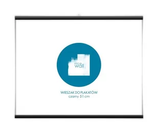 Nice wall Wieszak na plakat czarny 51 cm W51C - Plakaty - miniaturka - grafika 2