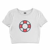 Koszulki i topy damskie - Bona Basics, Damski T-shirt basic, z nadrukiem cyfrowym, 100 bawełny, biały, swobodny, damski top, rozmiar: M, biały, M - miniaturka - grafika 1