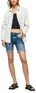Spodenki damskie - Pepe Jeans Szorty damskie Poppy, Niebieski (Denim-gw4), 26W - miniaturka - grafika 1