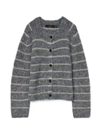 Swetry damskie - Vero Moda Kardigan w kolorze szarym - miniaturka - grafika 1