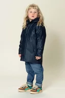 Kurtki i płaszcze dla dziewczynek - Gosoaky kurtka przeciwdeszczowa dziecięca SNAKE PIT kolor granatowy - miniaturka - grafika 1