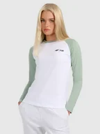 Koszulki i topy damskie - Longsleeve regular damski 4F 4FWAW25TLONF579-42S Zielony L - miniaturka - grafika 1
