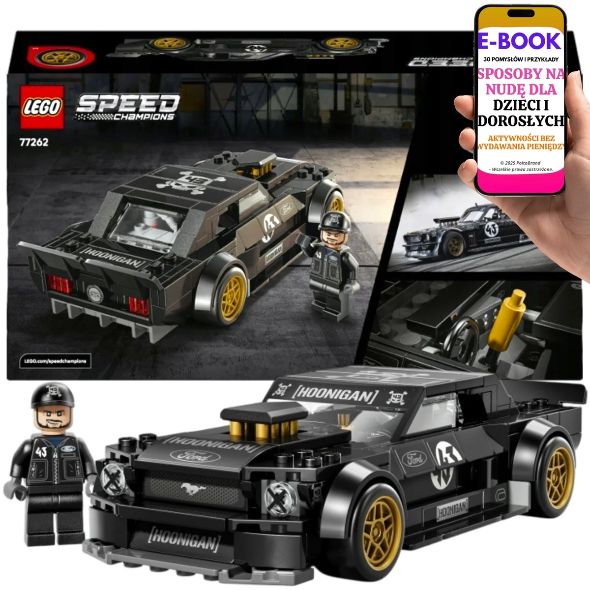 LEGO Speed Champions 77262 Ford Mustang Hoonicorn V1 Klocki Prezent Na Urodziny