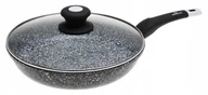 Patelnie - PATELNIA GRANITOWA Nieprzywierająca 20cm Z POKRYWKĄ Indukcja Gaz 8641 - miniaturka - grafika 1