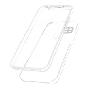 Etui 360° do Xiaomi Redmi 10A Elastyczny przód i sztywny tył — przezroczyste - Etui i futerały do telefonów - miniaturka - grafika 1