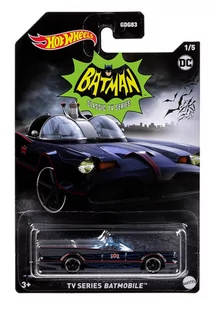 Hot Wheels Batman Batmobil Dc Samochodzik Resorak Mattel Autko - Samochody i pojazdy dla dzieci - miniaturka - grafika 1