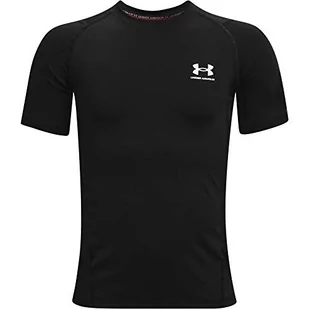 Under Armour Koszulka HG Armour SS-BLK - S 1361723-001_S - Odzież sportowa dziecięca - miniaturka - grafika 1