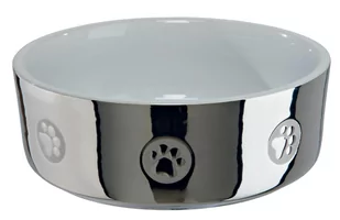 Trixie Trixie Miska ceramiczna z motywem 1.5 l/19 cm srebrno/biała - Miski dla psów - miniaturka - grafika 1