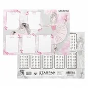 Szkolne artykuły papiernicze - Starpak Plan lekcji z tabliczką mnożenia Balerina 25 szt. - miniaturka - grafika 1