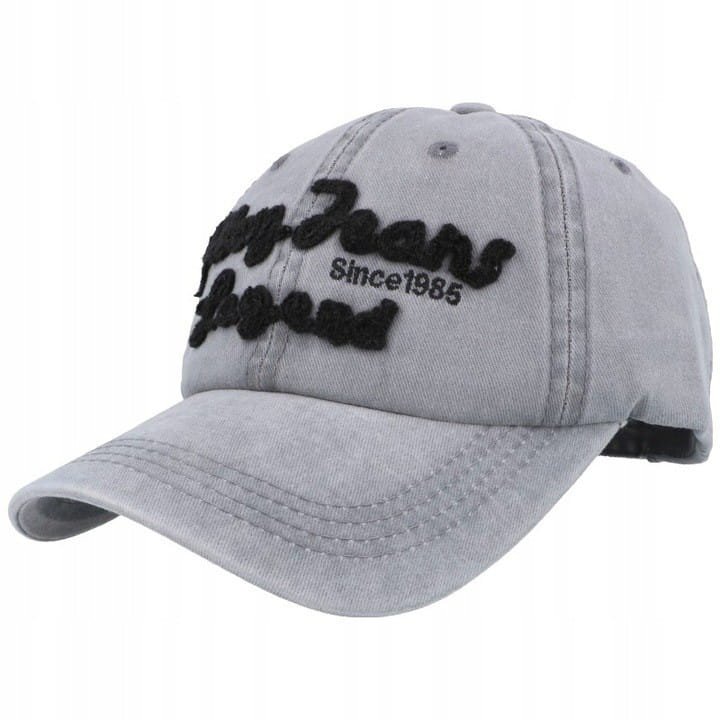 Czapka z Daszkiem Play Jeans bejsbolówka szara PJ3688-2