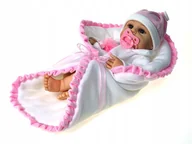 Lalki dla dziewczynek - Lalka Niemowlę Anatomiczna Dziewczynka 45cm Gumowa lalka - miniaturka - grafika 1