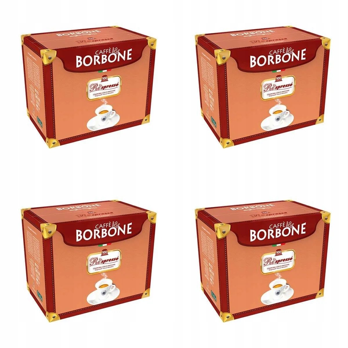 Kapsułki do Nespresso Borbone Respresso Red Mieszanka 4x100 (400szt)