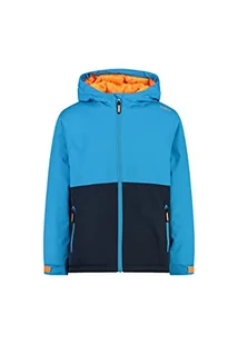 CMP - Kid Jacket Fix Hood, Boy, Danubio, 176 - Kurtki i płaszcze dla chłopców - miniaturka - grafika 1