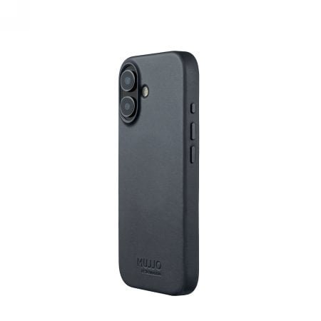 Mujjo Leather Case - etui skórzane do iPhone 17 kompatybilne z MagSafe basalt