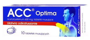 Sandoz ACC Optima (ACC 600) 10 szt. - Przeziębienie i grypa - miniaturka - grafika 1