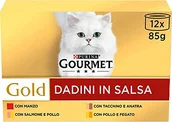 Mokra karma dla kotów - Purina Gourmet Karma Dla Kota Gold Z Warzywami 12X (8 X 85G), Gwarancja Terminu Lub 50 Zł!,  Gratis, Bezpłatny Odbiór: Warszawa, Wrocław, Katowice, Kraków! - miniaturka - grafika 1
