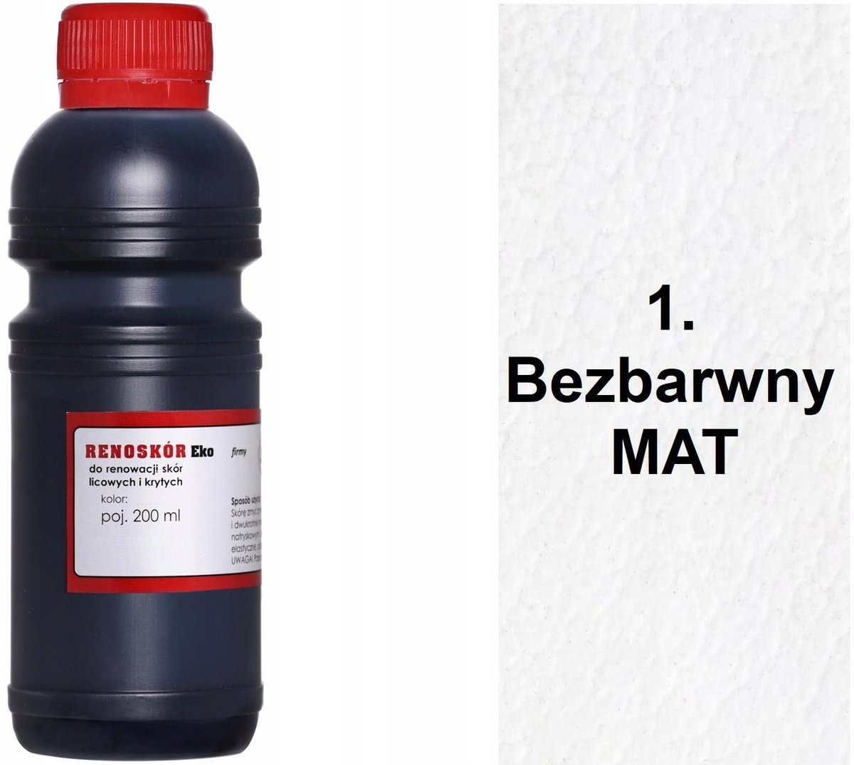 G12-91 BEZBARWNY MAT 1 RENOSKÓR FARBA DO SKÓRY LICOWEJ LAKIER WILBRA 200 ML