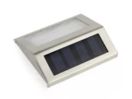 Halogeny - Maclean Lampa solarna 2 na ogrodzenie, schody MCE119 Energy Inox - miniaturka - grafika 1