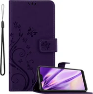 Etui i futerały do telefonów - Cadorabo pokrowiec na Xiaomi RedMi NOTE 6 PRO fioletowy pokrowiec ochronny pokrowiec na telefon komórkowy etui kwiatowe kwiatowe kwiaty - miniaturka - grafika 1