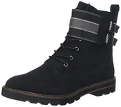 Botki damskie - MARCO TOZZI Damskie botki 2-25211-33, czarny - Schwarz Black Comb 098-38 EU - miniaturka - grafika 1